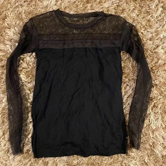 BCBGMAXAZRIA lace top size S - Picture 1 of 4